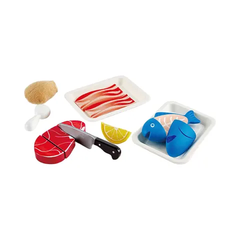 Hape Fisch & Fleisch Set – mehrfarbig – Bild 2
