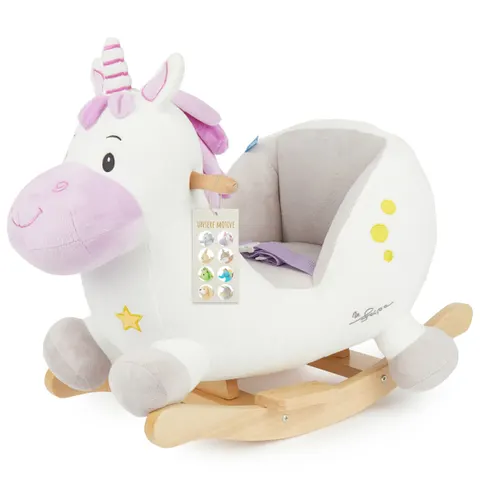Bieco Schaukeltier Einhorn – weiss – Bild 2