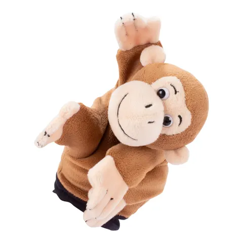 Beleduc Handpuppe Affe – braun – Bild 2