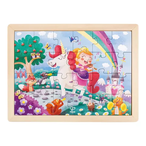 Hape Puzzle Einhorn – mehrfarbig – Bild 2
