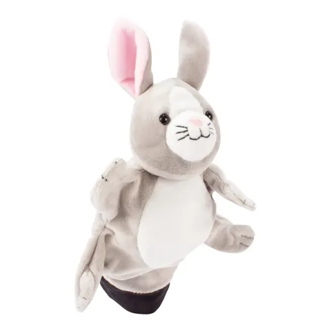 Beleduc Handpuppe Hase – grau – Bild 2