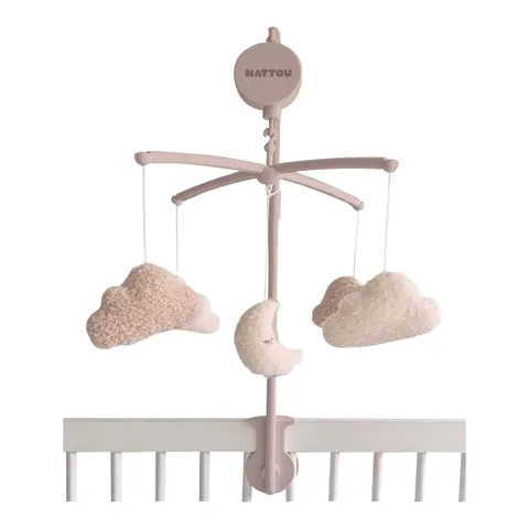 Nattou Mobile Mond & Wolken – grau – Bild 2
