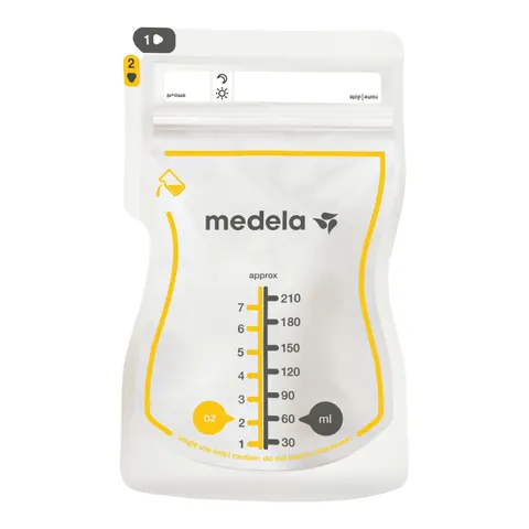 Medela 50er-Pack Muttermilchbeutel – transparent – Bild 2