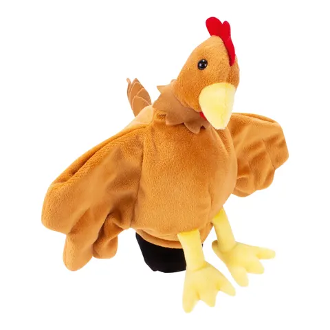 Beleduc Handpuppe Huhn – braun – Bild 2