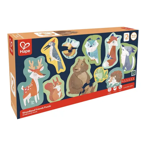 Hape Puzzle Waldfreunde – mehrfarbig – Bild 2