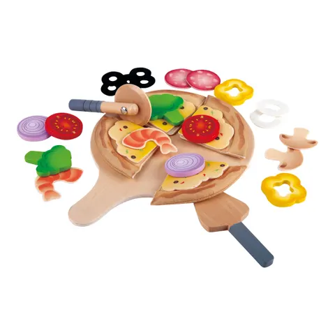 Hape Pizza-Set – mehrfarbig – Bild 2
