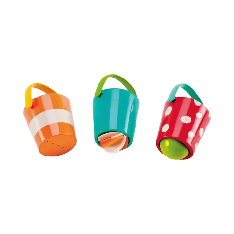 Hape Badespielzeug Buntes Eimer-Set – mehrfarbig – Bild 2