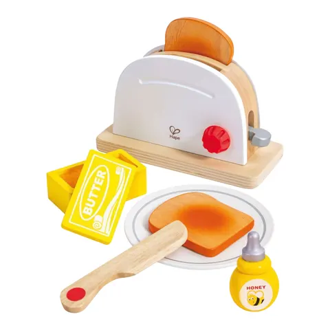 Hape Toaster-Set Pop-up – mehrfarbig – Bild 2