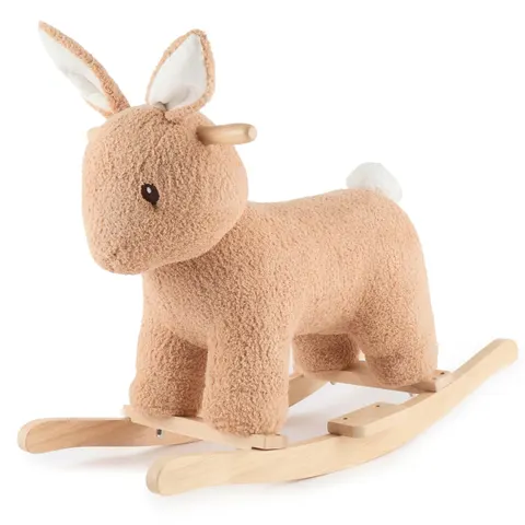 Bieco Schaukeltier Hase – beige – Bild 2