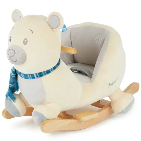 Bieco Schaukeltier Eisbär Lars – beige – Bild 2
