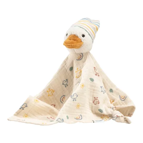 Sterntaler Kuscheltuch Ente Edda – weiss – Bild 2