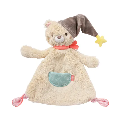 Fehn Schmusetuch Bär Bruno – beige – Bild 2
