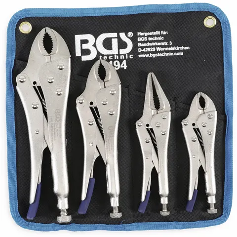 BGS TECHNIC Gripzangen-Set 494, 4-teilig – Bild 3