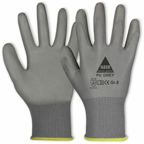 Hase Montagehandschuhe Grau Größe 9, Polyester (509540-9) – Bild 2