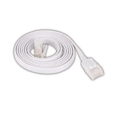 LOGILINK CAT.6 Patchkabel, slim, 1 m, weiß – Bild 2
