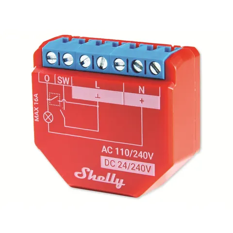SHELLY WLAN-Schaltaktor Plus 1PM, 16 A, Bluetooth – Bild 2