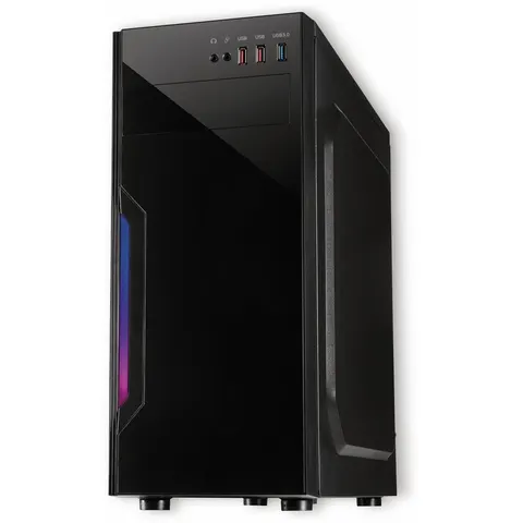 INTER-TECH PC-Gehäuse B-42, RGB, Midi – Bild 2