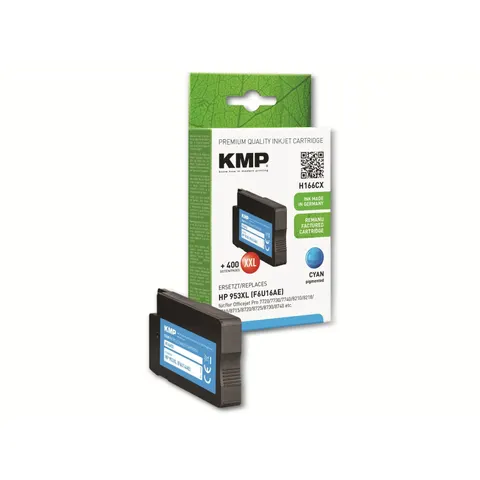 KMP Tintenpatrone H166CX, cyan – Bild 2