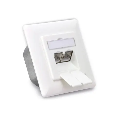 LOGILINK CAT.6a Datendose UP, reinweiß – Bild 2