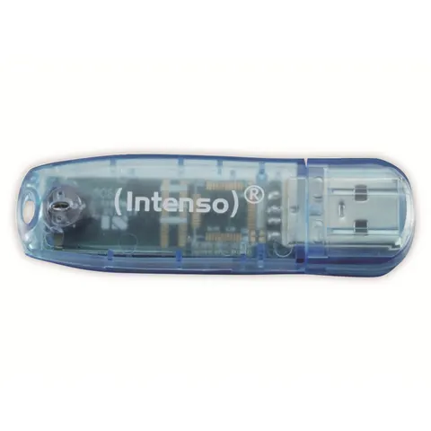 Intenso Rainbow Line 4 GB - Blau – Bild 2