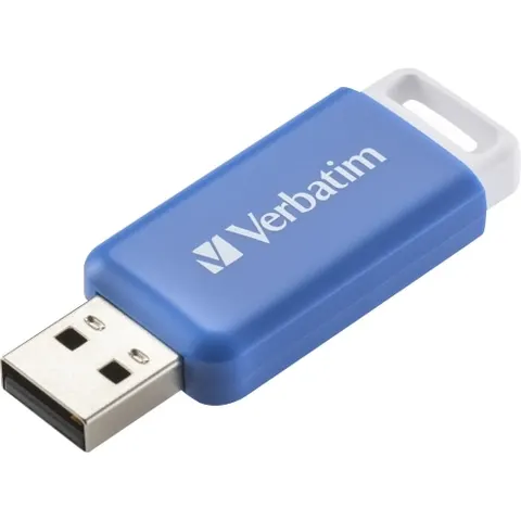 STICK 64GBUSB 2.0 Verbatim DataBar Blue – Bild 2