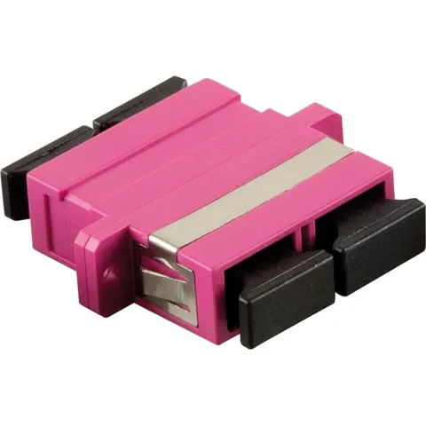 LOGILINK Glasfaser SC/SC Duplex Kupplung FA01SC4, mit Flansch – Bild 2