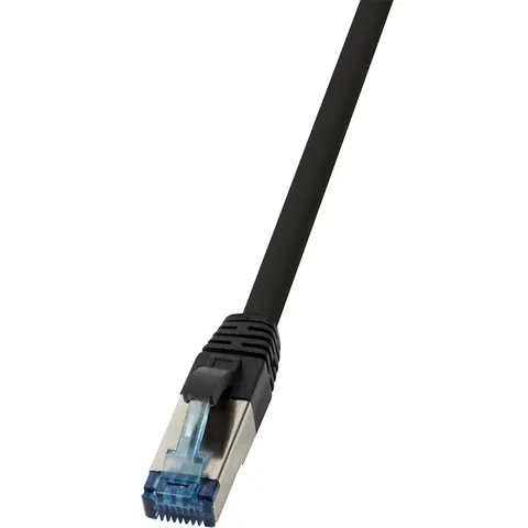 LOGILINK Patchkabel, PUR, Cat.6A, S/FTP, schwarz, 1 m – Bild 2