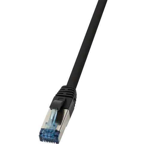 LOGILINK Patchkabel, PUR, Cat.6A, S/FTP, schwarz, 10 m – Bild 2