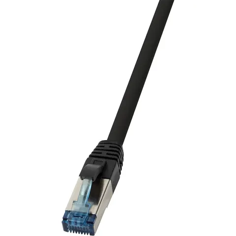 LOGILINK Patchkabel, PUR, Cat.6A, S/FTP, schwarz, 30 m – Bild 2