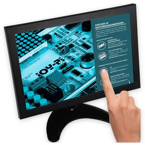 JOY-IT Touch-Display mit Metallgehäuse 26 cm (10") – Bild 3