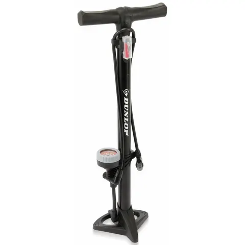 DUNLOP Standluftpumpe 10233, mit Manometer, 11 bar – Bild 2