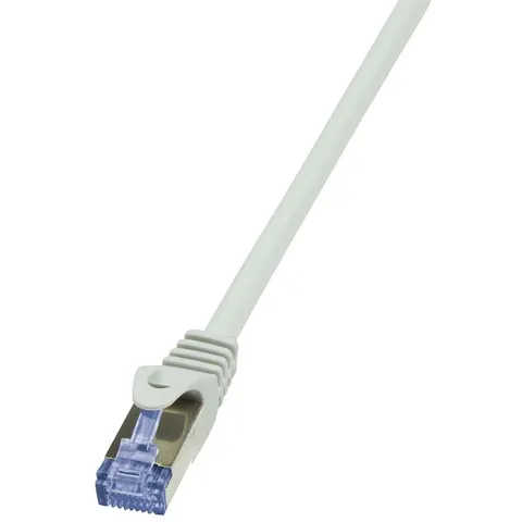 LogiLink Patchkabel PrimeLine, Kat. 6A, S/FTP, 5,0 m, grau – Bild 3