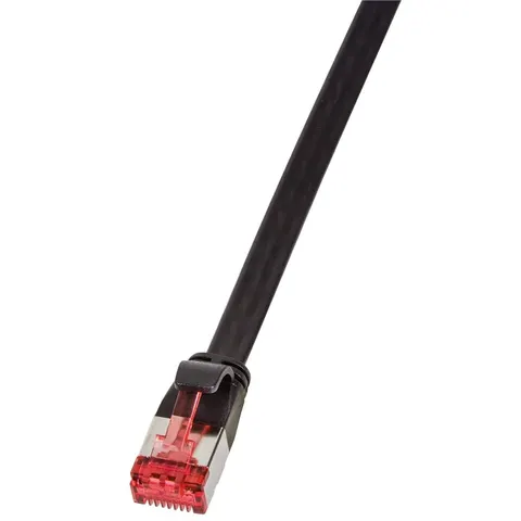 LOGILINK Patchkabel SlimLine CAT.6A U/FTP schwarz 2m – Bild 2
