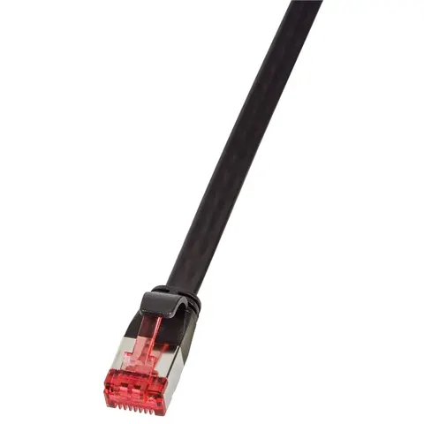 LOGILINK Patchkabel SlimLine CAT.6A U/FTP schwarz 3m – Bild 2