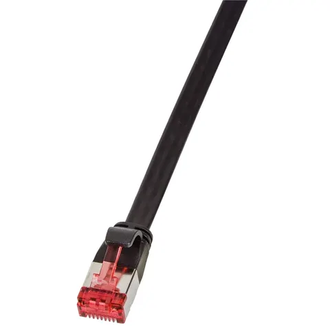 LOGILINK Patchkabel SlimLine CAT.6A U/FTP schwarz 7,5m – Bild 2