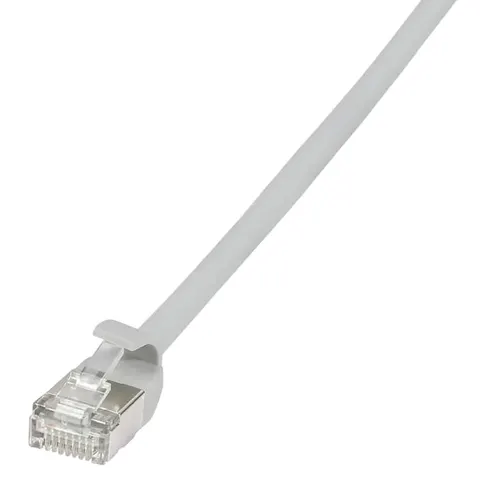 LogiLink Patchkabel Ultraflex, Kat. 6A, U/FTP, 0,5 m, grau – Bild 2