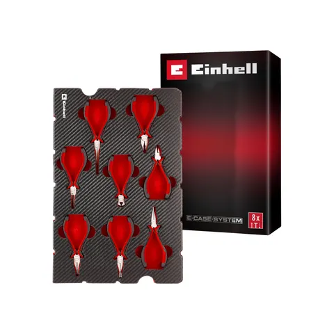 EINHELL E-Case-Einleger Feinmechaniker-Zangen, 505272, 8-teilig – Bild 2