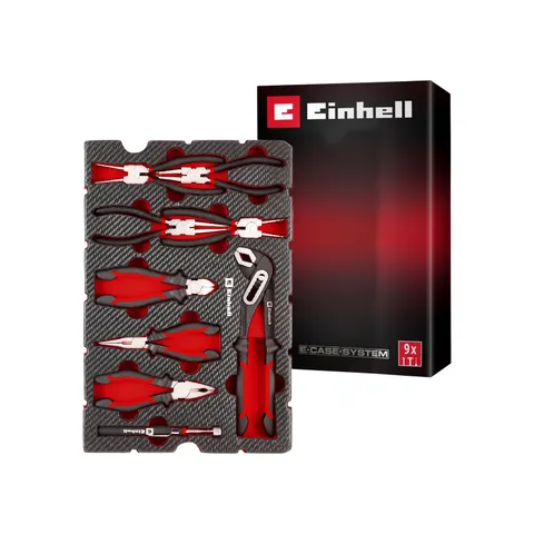 EINHELL E-Case-Einleger Zangen, 370522, 9-teilig – Bild 2