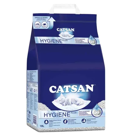 Catsan Hygiene Plus areia absorvente - 18 l – imagen 2