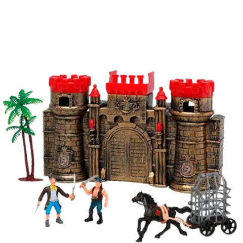 Keyly Toys Set da gioco Castello dei pirati - 6 pezzi – immagine 3