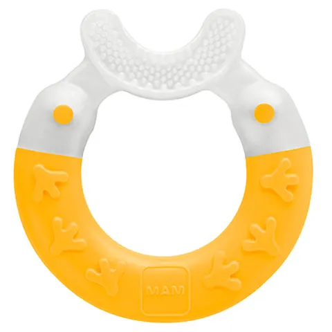 Anello da dentizione MAM Bite & Brush - Giallo – immagine 3