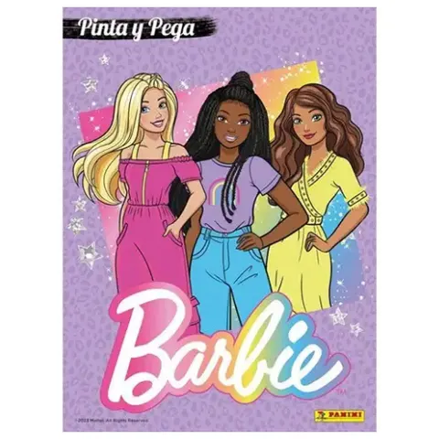 Barbie Pinta Y Pega Activity Notebook with Stickers – immagine 2