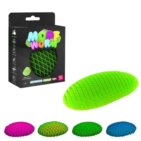 Morf Worm Shape Changing Fidget Sensory Toy Assorted – immagine 2