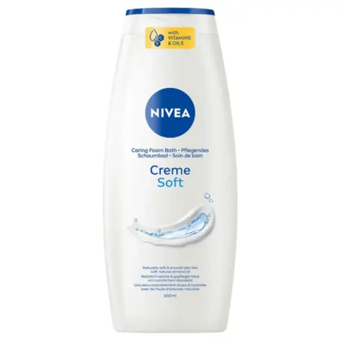 Bagnoschiuma Nivea Cream Soft – 650 ml – immagine 2