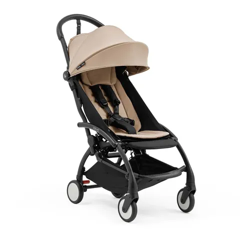 Stokke® YOYO5 Stroller - Black – ["Beige"] – image 2