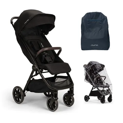 Nuna Trvl LX Stroller - Caviar – Black – image 2