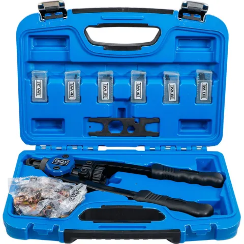 BGS TECHNIC Nietmutternzangen-Set, M3 - M10, 68-teilig – Bild 2