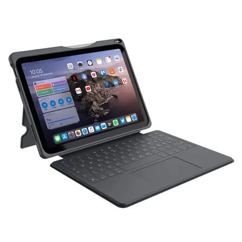 DEQSTER Smart Rugged Touch PLUS Keyboard – Space Grau – Bild 2