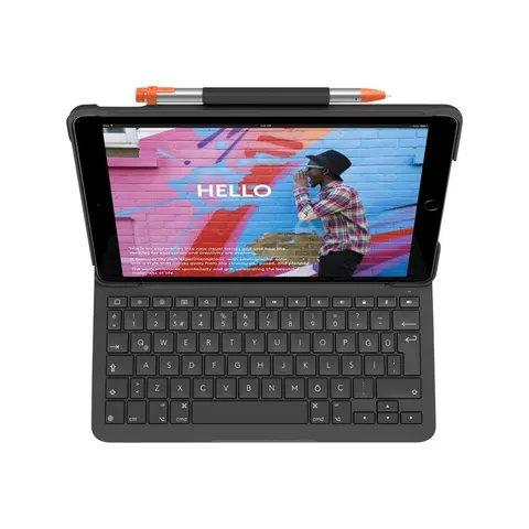 Logitech Slim Folio für iPad 10,2" – Grau,Graphit – Bild 2