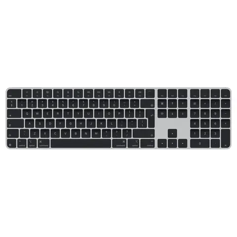 Apple Magic Keyboard mit Touch ID und Ziffernblock (USB-C), Silber/Schwarz, Bluetooth, Englisch International – Bild 2